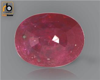 NATURAL RUBY (MANAK) (HEATED & TREATED) (MH) 1.95 CRT ( 29318 )